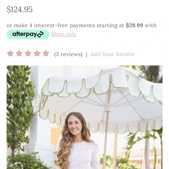 Dainty Jewells Pink and White Ruffled Tiered Midi Dress - Picture 2 of 3